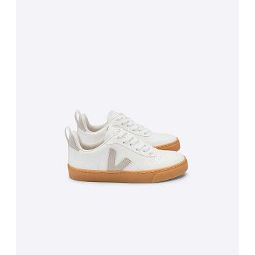 Veja V-10 CWL Schoenen Kinderen White/Beige | NL 782AHK